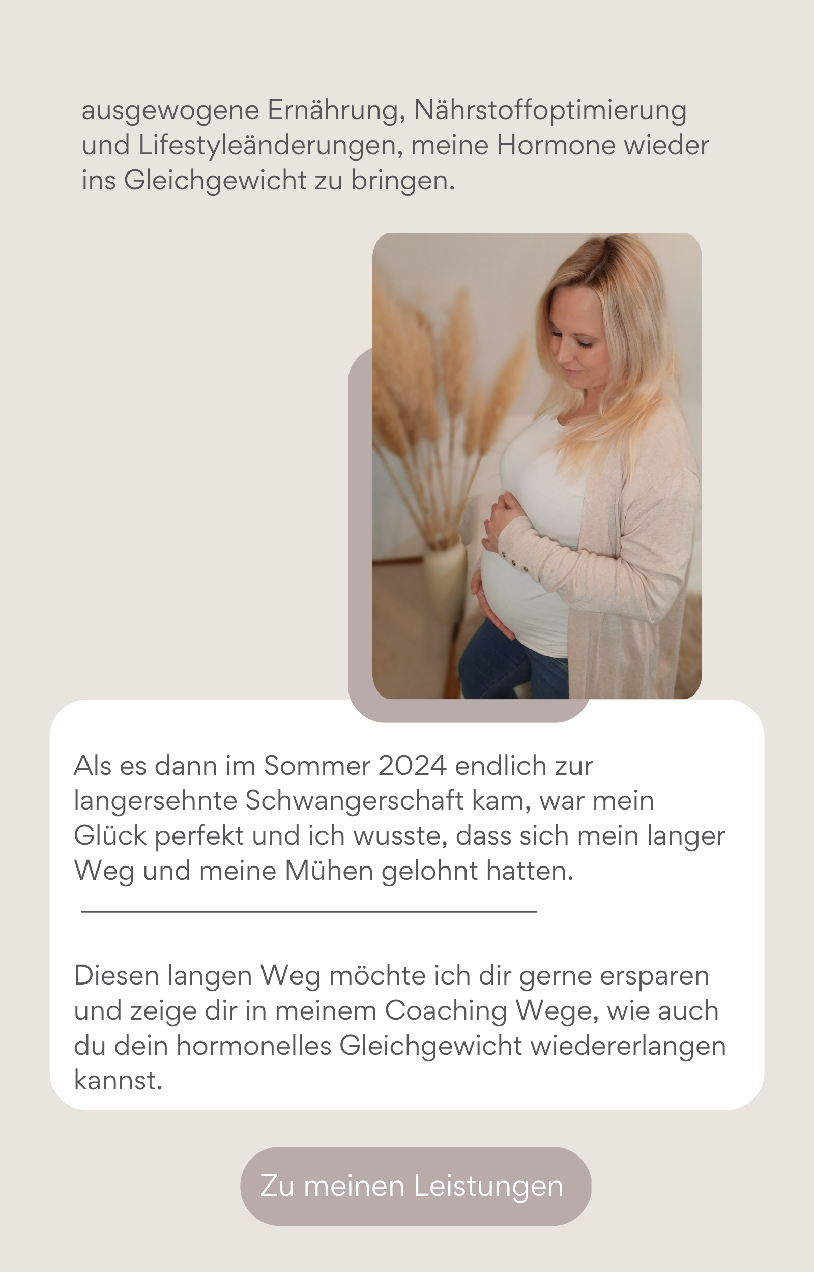 Meine Schwangerschaft & mein Coaching-Angebot