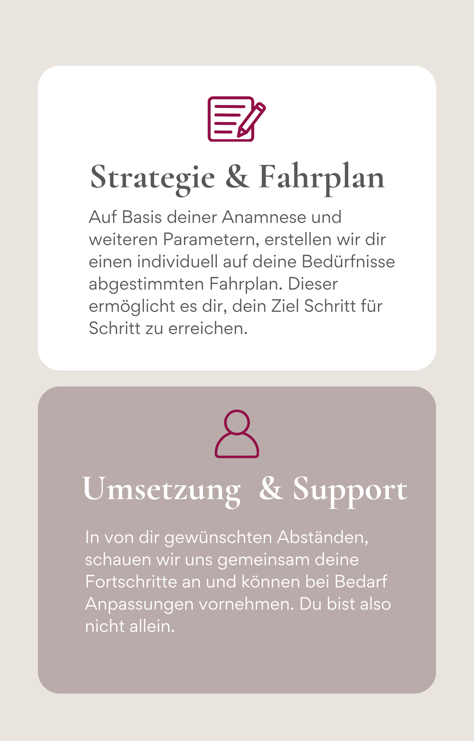 Strategie & Fahrplan – Umsetzung & Support